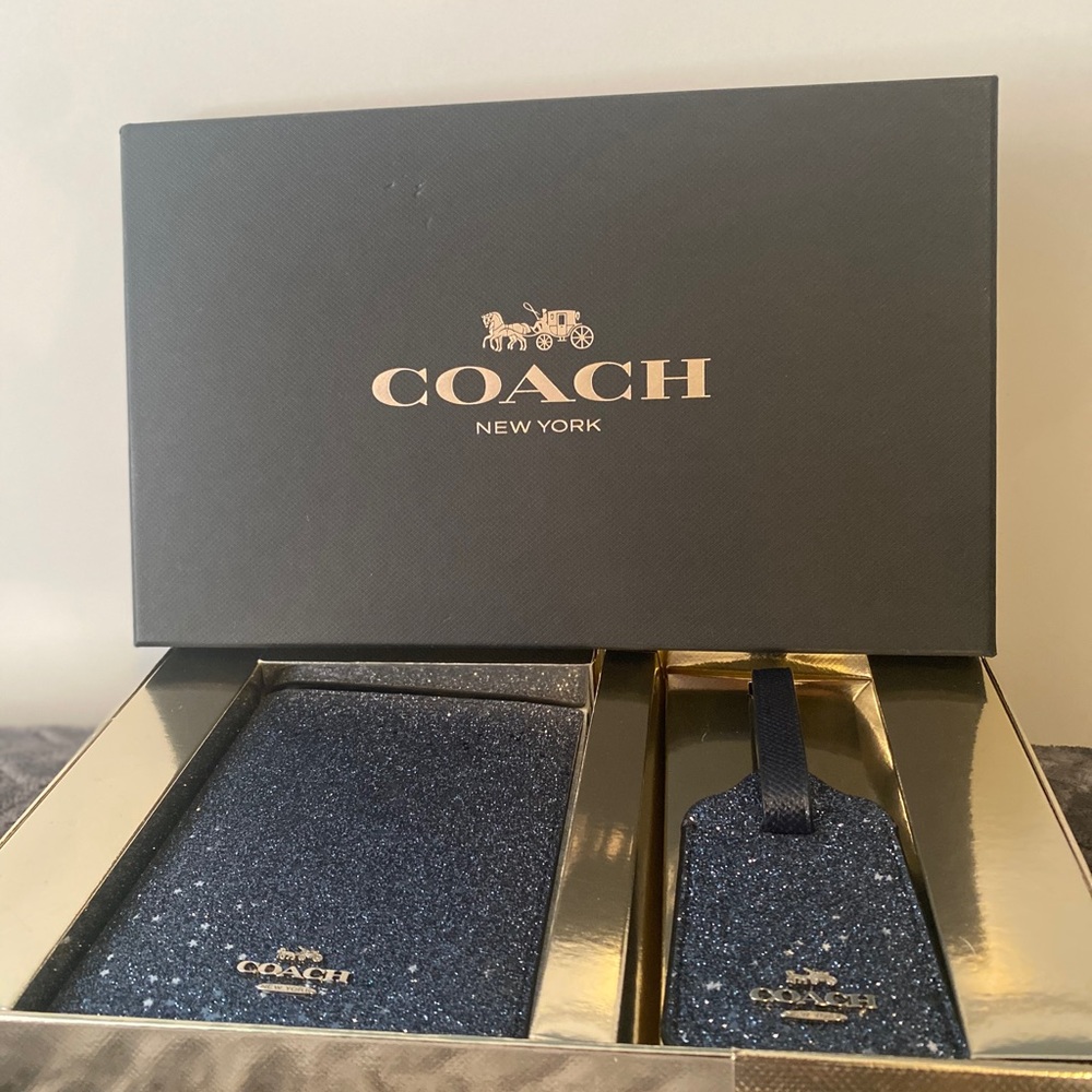 Coach passport holder
